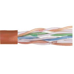 Picture of Category 6 UTP 24 AWG 4-Pair Stranded Conductor Orange, 1KFT