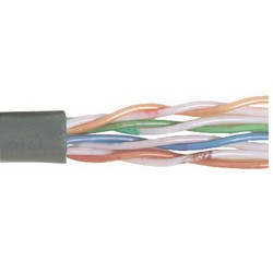Picture of Category 6 UTP 24 AWG 4-Pair Stranded Conductor Gray, 1KFT