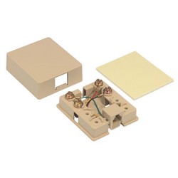 Picture of Modular Surface Mount Jack, Side Access, RJ11 (6x4)