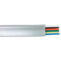 Picture of 6 Conductor Flat Modular Cord (PVC), 100 ft Coil