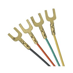 Picture of Flat Modular Cable, RJ11 (6x4) / Spade Lug, 2.0 ft