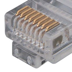 Picture of Flat Modular Cable, RJ45 (8x8) / RJ45 (8x8), 25.0 ft