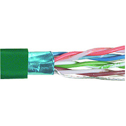 Picture of Category 5E F/UTP PVC Patch 26 AWG 4-Pair Stranded Green, 1KFT