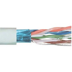 Picture of Category 5E F/UTP PVC Patch 26 AWG 4-Pair Stranded Conductor White, 1KFT