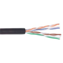 Picture of Category 6 UTP Outdoor PE 23 AWG Solid, 1,000ft, Black