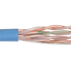 Picture of Category 5E UTP Plenum Rated 24 AWG 4-Pair Solid Conductor Blue, 1KFT