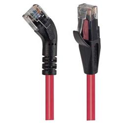 Picture of Category 6 45° Patch Cable, Straight/Right 45° Angle, Red 5.0 ft