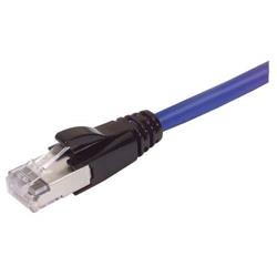 Picture of Premium Cat6a Cable, RJ45 / RJ45, Blue 15.0 ft