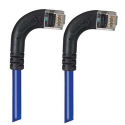 Picture of Category 6 Right Angle Patch Cable, RA Right Exit/RA Right Exit- Blue 15.0 ft