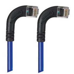 Picture of Category 6 Right Angle Patch Cable, RA Right Exit/RA Right Exit- Blue 25.0 ft