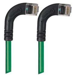 Picture of Category 6 Right Angle Patch Cable, RA Right Exit/RA Right Exit- Green 10.0 ft