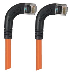 Picture of Category 6 Right Angle Patch Cable, RA Right Exit/RA Right Exit- Orange 1.0 ft