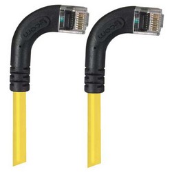 Picture of Category 6 Right Angle Patch Cable, RA Right Exit/RA Right Exit- Yellow 10.0 ft