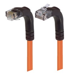 Picture of Category 6 Right Angle Patch Cable, Right Angle Up/Right Angle Down - Orange 10.0 ft