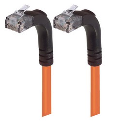 Picture of Category 6 Right Angle Patch Cable, Right Angle Up/Right Angle Up - Orange 1.0 ft