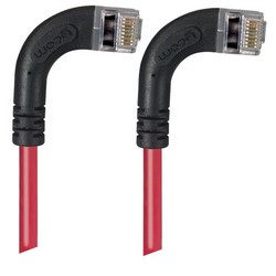 Picture of Category 6 Shielded LSZH Right Angle Patch Cable, Right Angle Right/Right Angle Right, Red, 10.0ft
