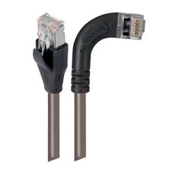 Picture of Category 6 Shielded LSZH Right Angle Patch Cable, Straight/Right Angle Right, Gray, 15.0 ft