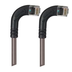 Picture of Category 6 LSZH Right Angle Patch Cable, Right Angle Right/Right Angle Right, Gray, 10.0 ft