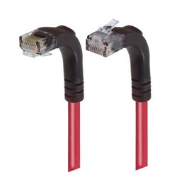 Picture of Category 6 LSZH Right Angle Patch Cable, Right Angle Up/Right Angle Down, Red, 10.0 ft