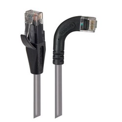 Picture of Category 6 LSZH Right Angle Patch Cable, Straight/Right Angle Right, Gray, 10.0 ft