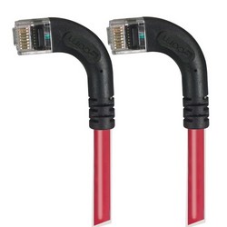 Picture of Category 6 LSZH Right Angle Patch Cable, Right Angle Left/Right Angle Left, Red, 15.0 ft