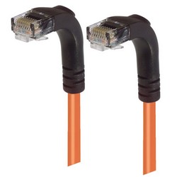Picture of Category 5E Right Angle Patch Cable, Right Angle Down/Right Angle Down, Orange, 10.0 ft