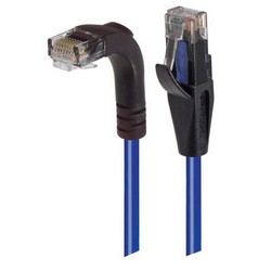 Picture of Category 5E Right Angle Patch Cable, Straight/Right Angle Down, Blue 15.0 ft