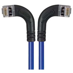 Picture of Category 5E Shielded Right Angle Patch Cable, Right Angle /Left Angle, Blue 15.0 ft