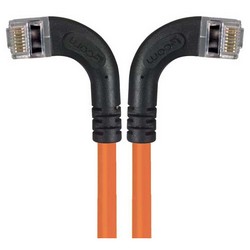 Picture of Category 5E Shielded Right Angle Patch Cable, Right Angle /Left Angle, Orange 20.0 ft