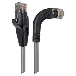 Picture of Category 5E LSZH Right Angle Patch Cable, Straight/Right Angle Right, Gray, 10.0 ft