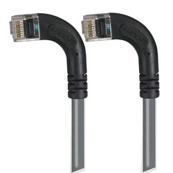 Picture of Category 5E LSZH Right Angle Patch Cable, Right Angle Left/Right Angle Left, Gray, 1.0 ft