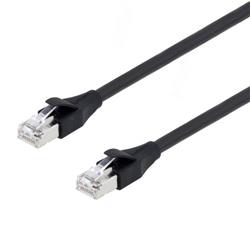 Picture of Category 5e Braid Shielded High Flex Ethernet Assembly, RJ45 / RJ45, 2.0m
