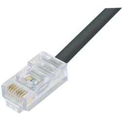 Picture of Unshielded Category 5e PUR High Flex Outdoor Industrial Ethernet Cable, RJ45 / RJ45, Black, 25.0 ft