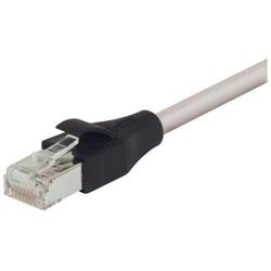 Picture of Cat5e RJ45 Ethernet Cable -Shielded 26 AWG  PVC Jacket - Gray, 15.0 ft