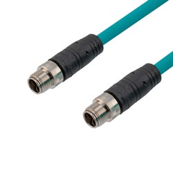 Picture of Category 6a M12 8 Position X code SF/UTP Industrial Cable, M12 M / M12 M, 5.0m
