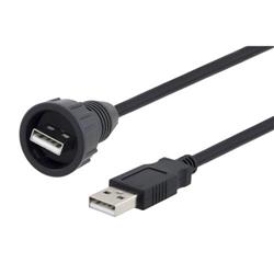 Picture of Waterproof USB Type A/A Cable Assembly 2M