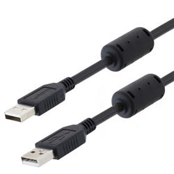 Picture of LSZH USB Cables with Ferrites Type A-A 0.5M