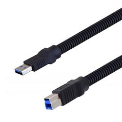 Picture of USB 3.0 Type A to Type B Plastic Armored length 0.3M