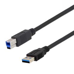 Picture of USB 3.0 High Flex Type A male to Type B male 0.3M