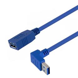 Picture of USB 3.0 Female to male Type A right angle up exit 0.5M