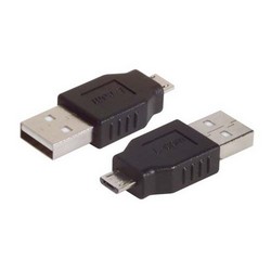 Picture of USB Adapter, Micro B Male / Standard A Male
