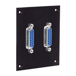 Picture of Universal Sub-Panel, 2 DB15 Feed-Thru Adapters