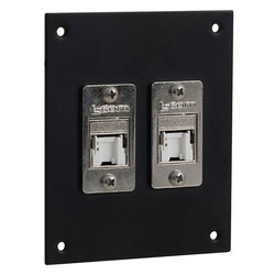Picture of Universal Sub-Panel, 2 Shielded Category 6 Tool-less PoE+ Compliant Jacks