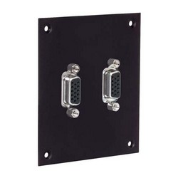 Picture of Universal Sub-Panel, 2 HD15 Feed-Thru Adapters