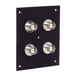 Picture of Universal Sub-Panel, 4 BNC Feed-Thru Adapters