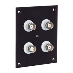 Picture of Universal Sub-Panel, 4 Insulated BNC Feed-Thru Adapters