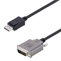 Picture of DVI w/Metal Shell Male to DisplayPort LSZH Cable  10 feet