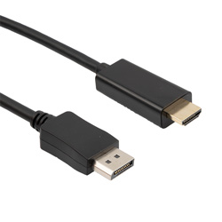 Picture of DisplayPort to HDMI Cable Assembly Male/Male, 1M