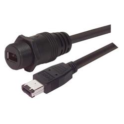 Picture of IP67 IEEE 1394 6 Position Cable, IP67 Female/Male, 0.5M