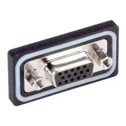 Picture of Waterproof Panel Mount Solder Cup D-Sub Connector, HD15F